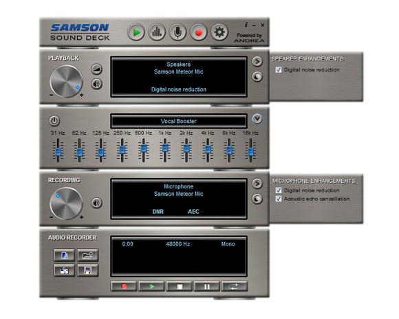 samson sound deck windows - noise cancellation software download